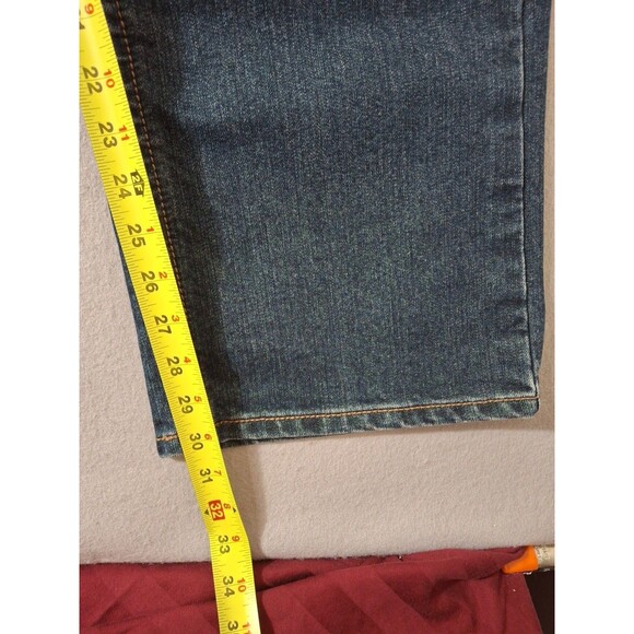 Ariat Rebar M5 Jeans Men 40x30 Blue Dark Wash Denim Western Cowboy Straight EUC - Picture 4 of 12